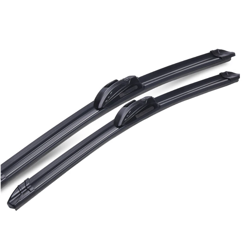 

2pcs/lot Universal U-type Soft Bracketless Boneless Rubber Coating Car Windshield Wiper Blade 14'' - 28''