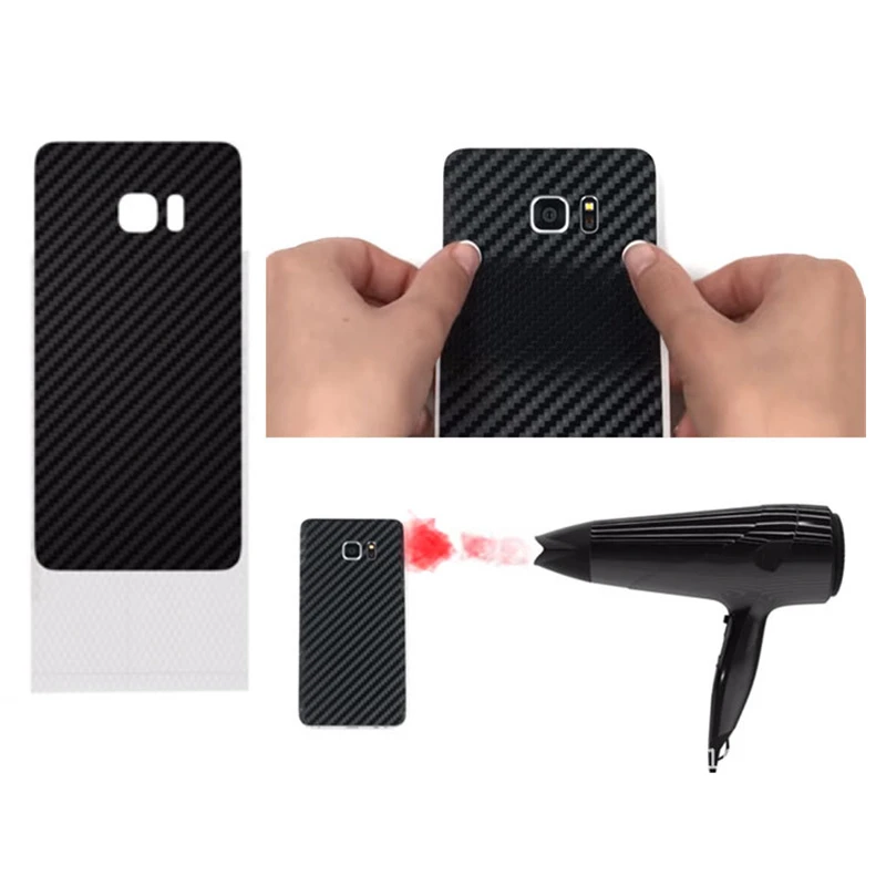 3D Carbon Fiber Skins Film Wrap Skin Phone Back Sticker For SAMSUNG Galaxy S21 Ultra Note 20 Note 20 S20 FE Note10 Plus 9 8 Film