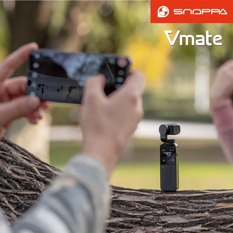 سنوبا Vmate 3-محور استقرار Vlog جيب النخيل الحجم يده كاميرا ذات محورين جيب كاميرا ل Vlog فيديو يوتيوب كاميرا ذكية