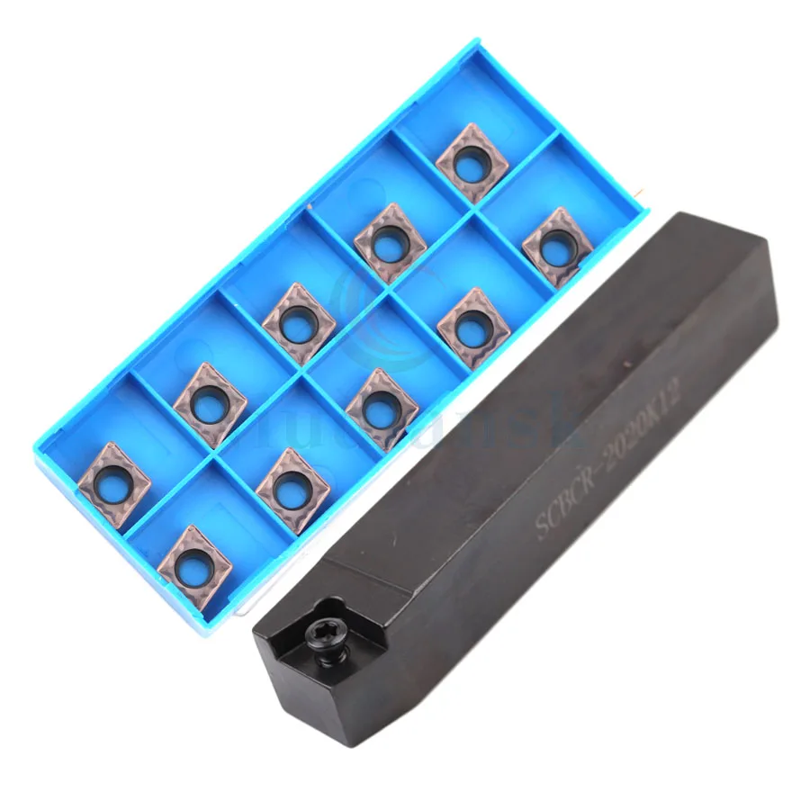 1Pc SCBCR1616H09 2020 2525 Hoge-Kwaliteit Externe Draaien Gereedschaphouders Zijn Robuust En Duurzaam + 10Pcs Ccmt CCGT09 carbide Cnc Insert