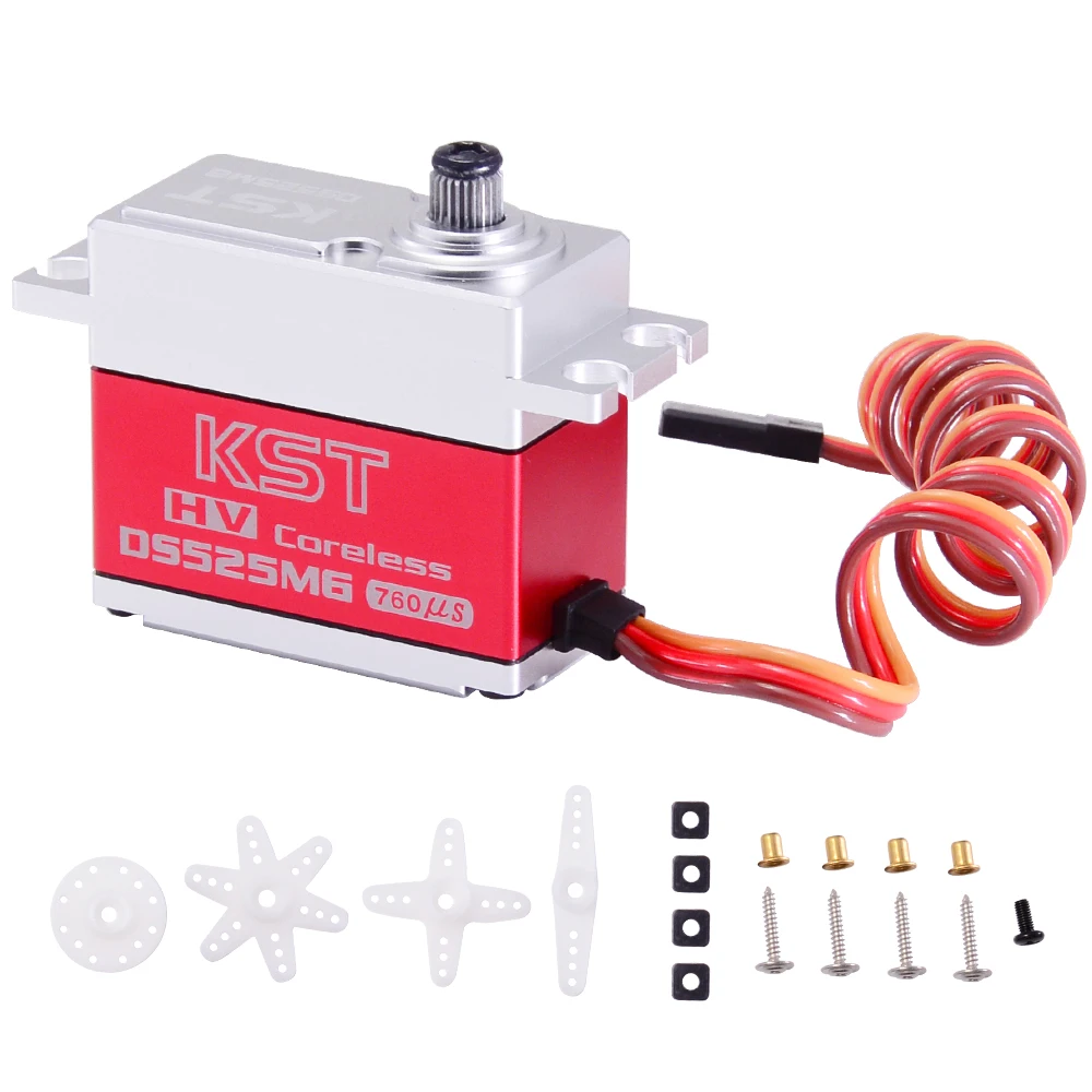 

KST DS525MG 8.4V 7.5kg 0.04sec HV Digital Metal Gear Servo Motor For RC Model UAV Car Boat Robot Arm Helicopter Airplane Parts