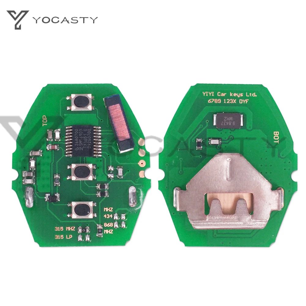 YOCASTY 3 przyciski systemu EWS klucz zdalny 2 utwór dla BMW X3 X5 Z3 Z4 3 5 7 serii z HU92 ostrze PCF7942-44 2004 2005 2006 2010