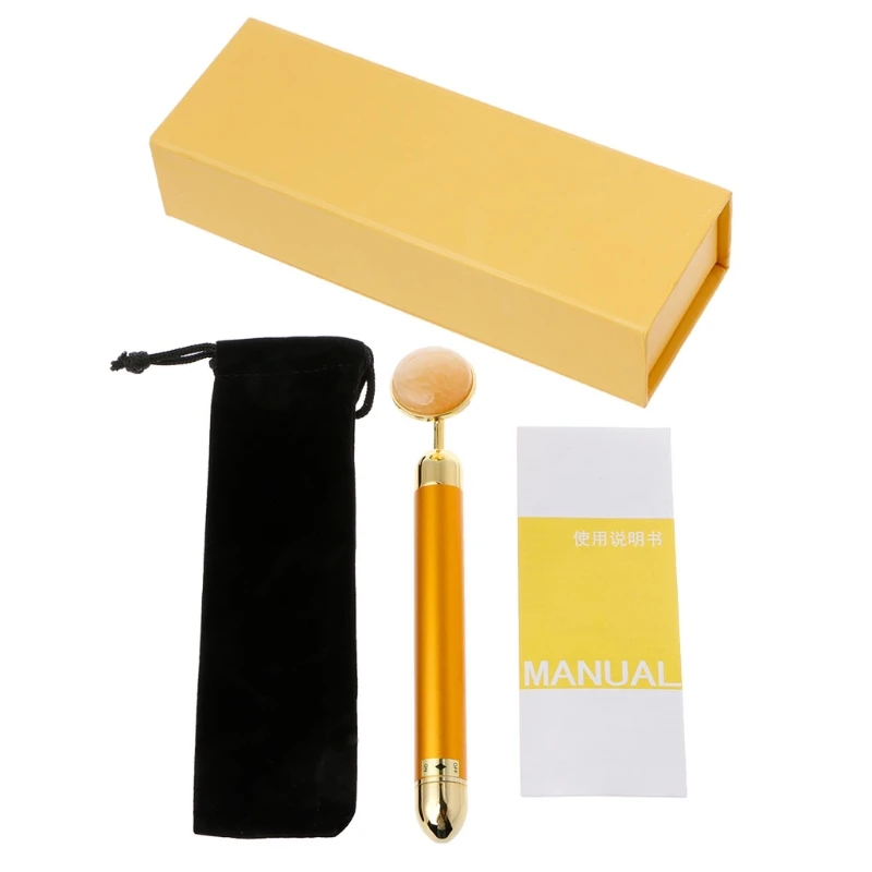 24K Schoonheidsverzorgingstools Gezicht Artefact Face-Lift Stick Gezichtsmassage Stick Jade Roller Face Body Spa Vormgeven Stok Huidpols