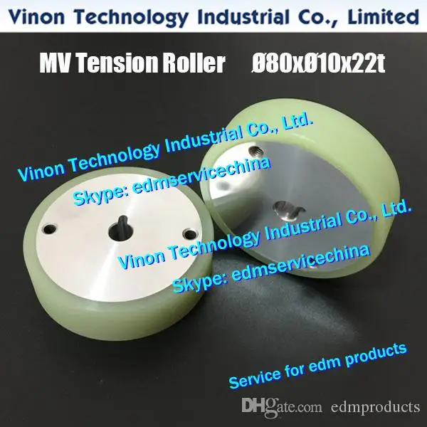 DEH11A Upper Urethane Tension Roller for MV1200 machine X089D051G51, DEH1100 MV Tension roller OD80x22mmT, 252195, 24