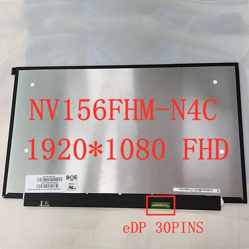 

15.6" NV156FHM-N4C Laptop LCD screen IPS Display matrix NV156FHM N4C 1920*1080 FHD eDP 30 PINS notebook panel