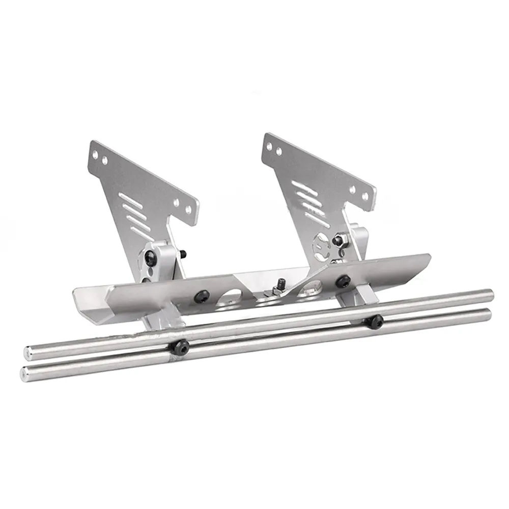 Stainless Steel Rear Bumper with Bottom Guard Chassis Armor for TRAXXAS TRX6 G63 RC Car Parts Accessories