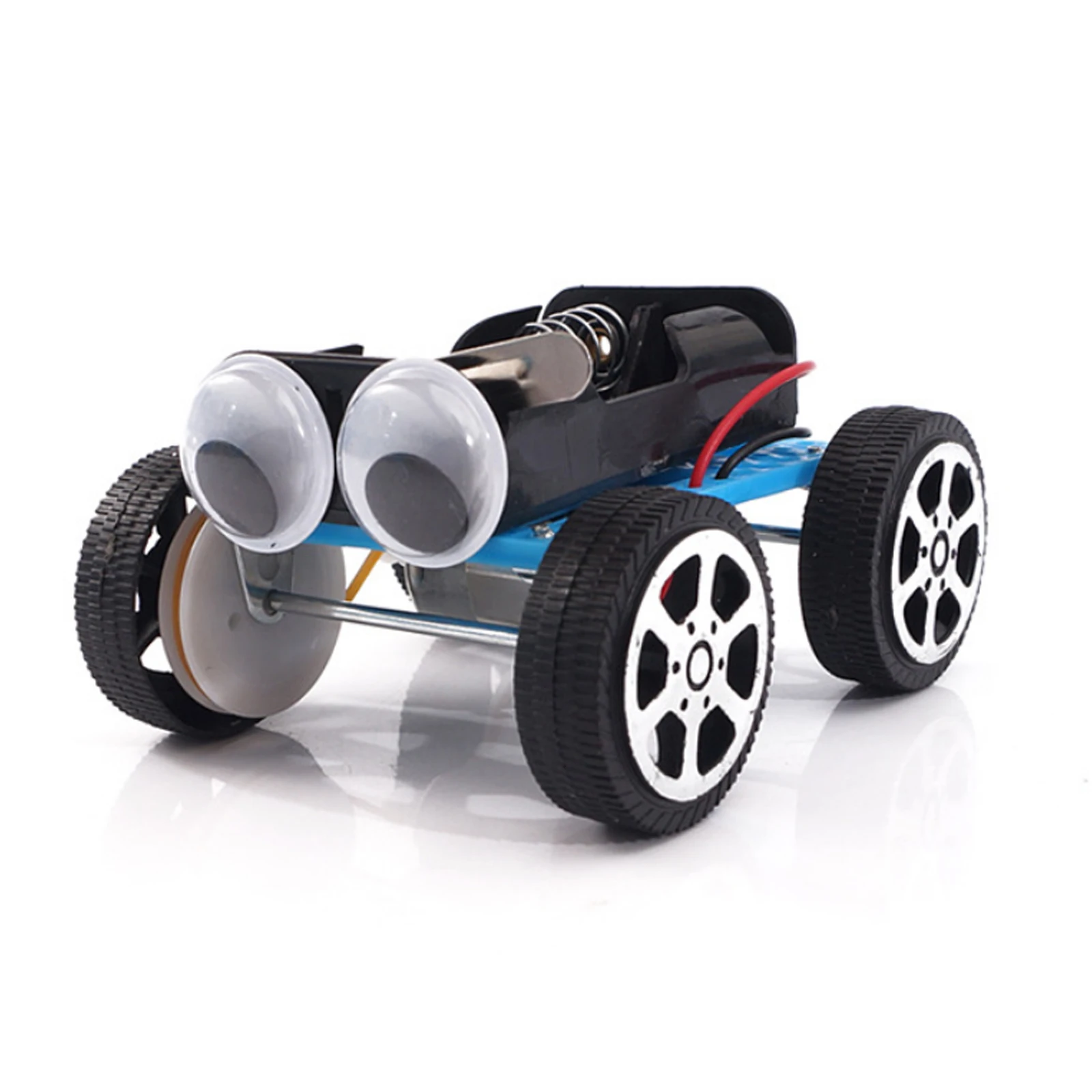Students Kids DIY Electric Belt Drive Car Model Physical Experiments Technology Toys Self-enhancement in Entertainment Novelty