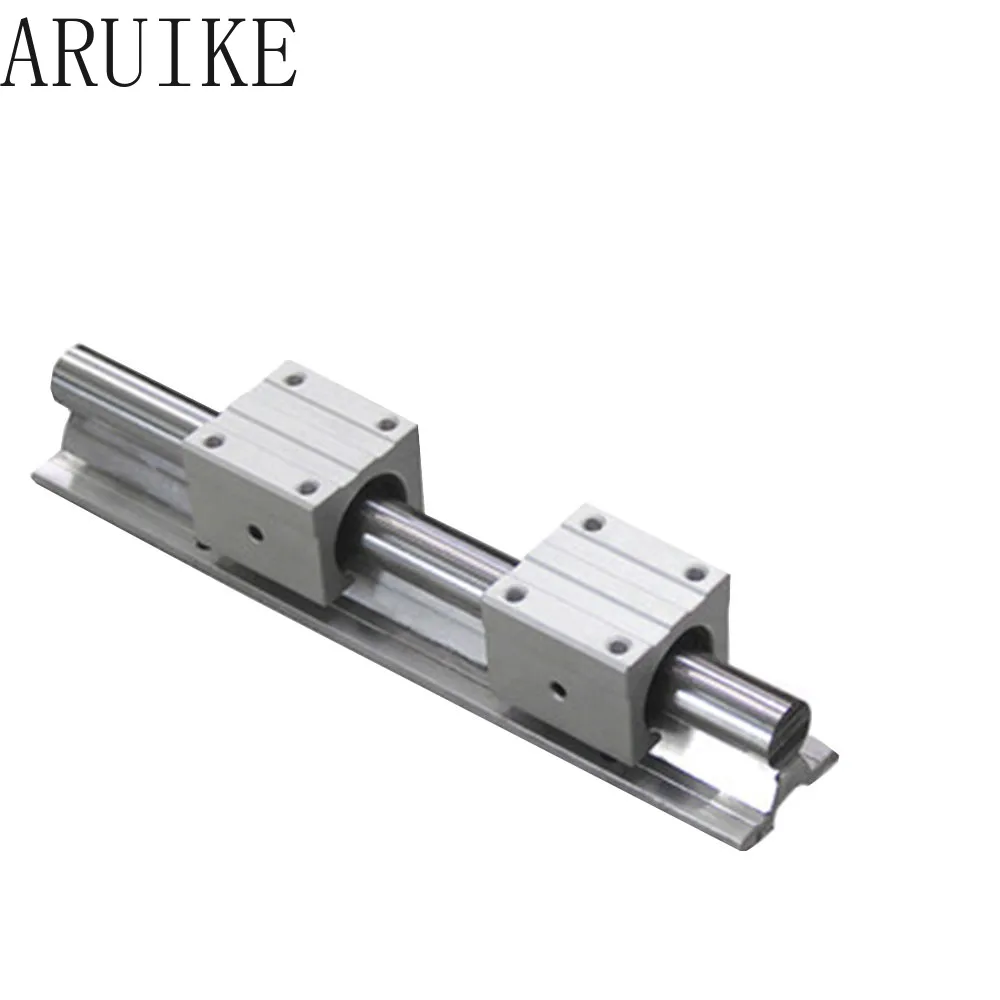 SBR16 16mm linear rail L300mm length 300mm SBR16-L-300mm  guide with 2pcs SBR16UU Set cnc router 3D print part