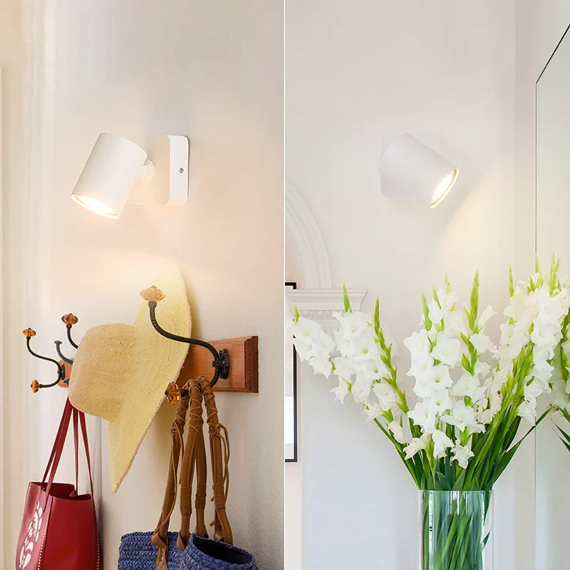 LED Wall Lamps 90° Folding 350° Rotation 6W Soft Lights Make a Good Reading Environment For You Suitable For Various Scenes