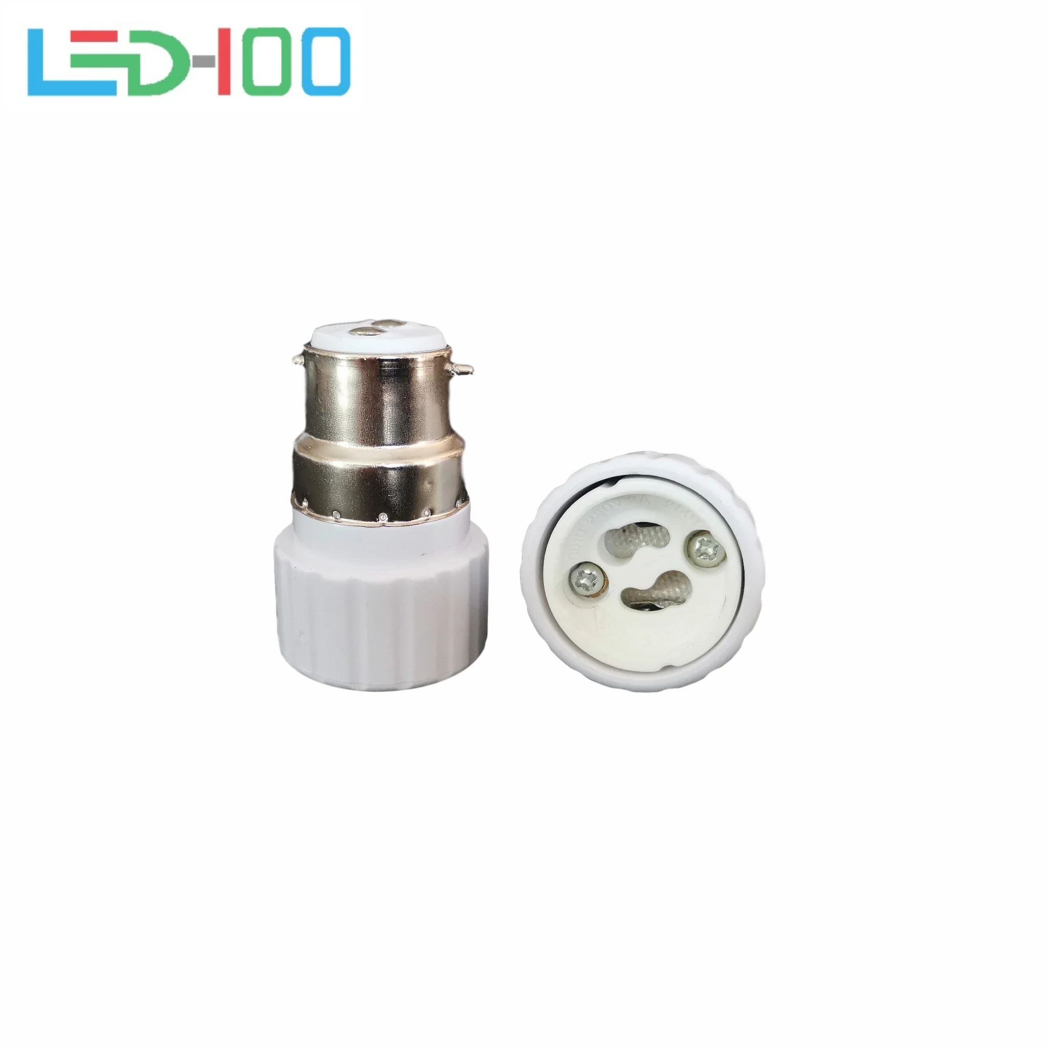 

NEW B22 to GU10 Light Lamp Bulbs Adapter Converter Holder Universal Light Converter Socket Change