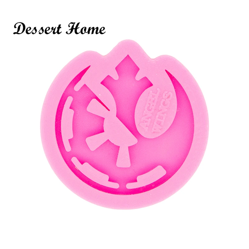 DY0485 Super Glossy 1.57inch Resin Molds, Mold for Badge Reel , Silicone Molds Epoxy Resin Jewellery Making, Clay Molds