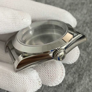 NH35 und NH36 Edelstahl -Wachkasten, Saphirglas -Bewegungsmodifizierungskits 39mm 6 Hauptverkaufsglas -Saphir für Seiko - №1