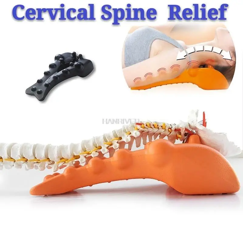 

Correct Cervical Vertebra Lumbar Traction Straight Spine Spine Relax Back Massage Board Brace Back Stretching Device Health Care