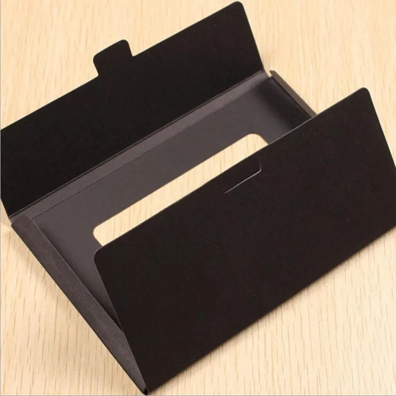 50PCS/lot Vintage Hollow Design Black / White / Brown Kraft Paper Envelope Postcard Boxes Greeting Photo Post Card Package Bag