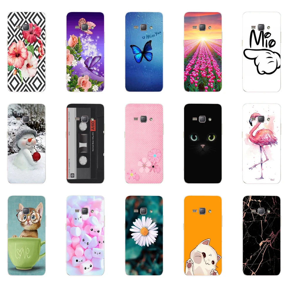 For Coque Samsung Galaxy J1 2016 Case Soft TPU Silicone Case For Funda Samsung J1 6 2016 J120 J120F J120H J120F Phone Cases 5