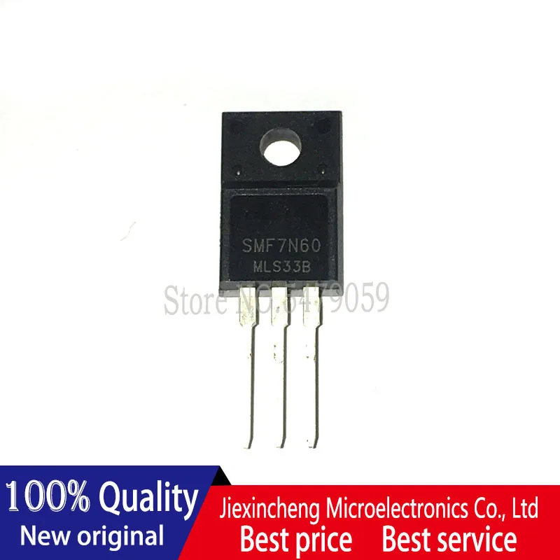 10 個 SMF7N60 CS5N65FA9R SMF8N65 UMW7N65F VBMB165R02 KIA5N60EF SMF8N60 TO220F MOS トランジスタ新オリジナル