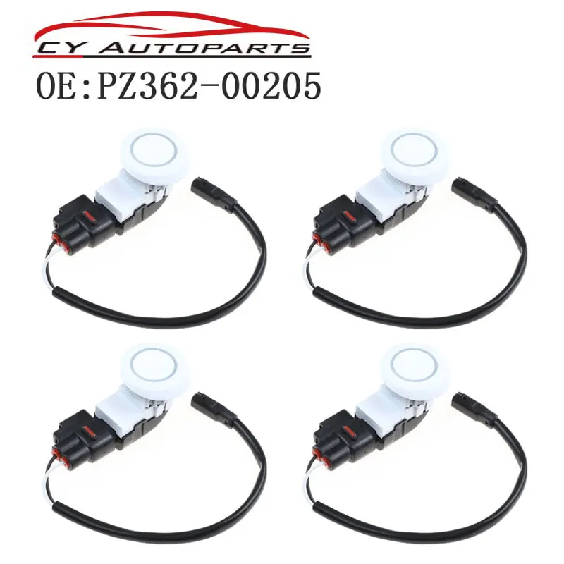 

4PCS White Color PDC Parking Sensor Reverse Sensor For Toyota Camry ACV40,PRADO400 ACV30 PZ362-00205 188300-9630 PZ362-00209