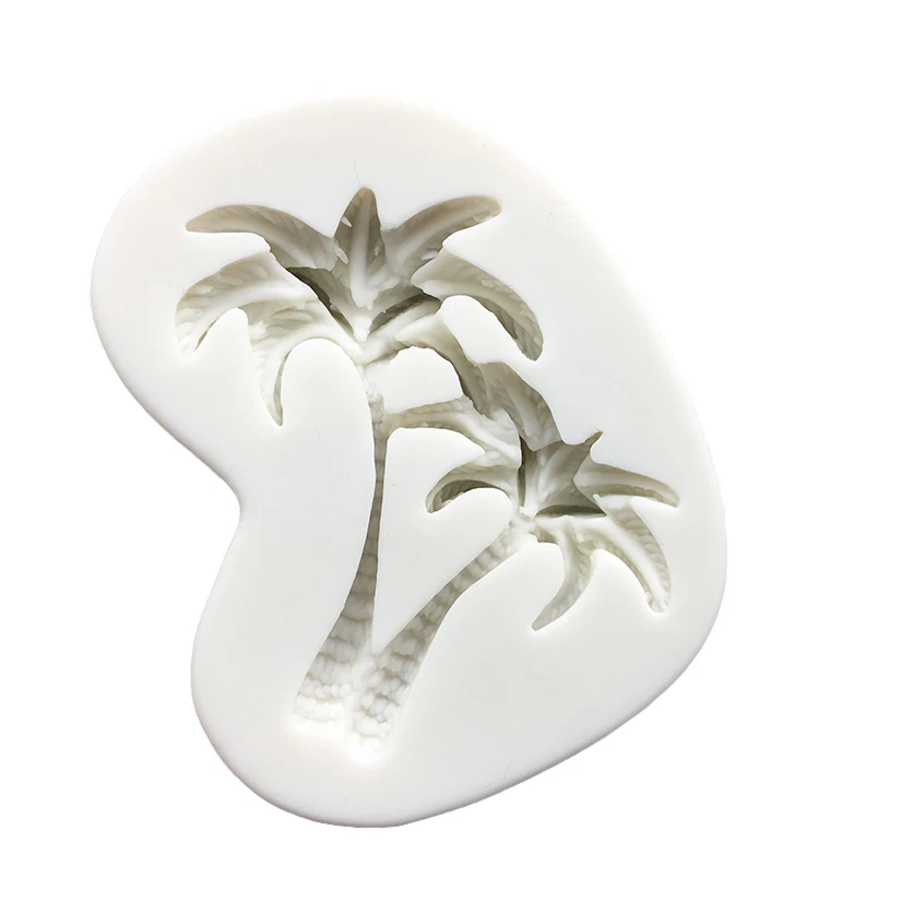 Coconut Palm Tree Silicone Sugarcraft Mold Chocolate Cupcake Baking Fondant Cake Decorating Tools