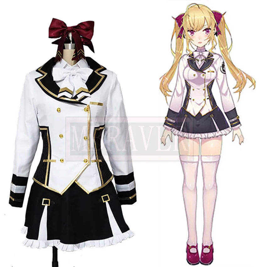 

VTuber Hololive Takamiya Rion Cosplay Costume Uniform Christmas Halloween Custom Made Any Size