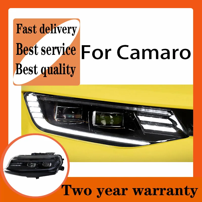 

Car Styling for Chevrolet Camaro LED Headlight 2016-2020 LED DRL Hid Bi Xenon Auto Accessories Head Lamp