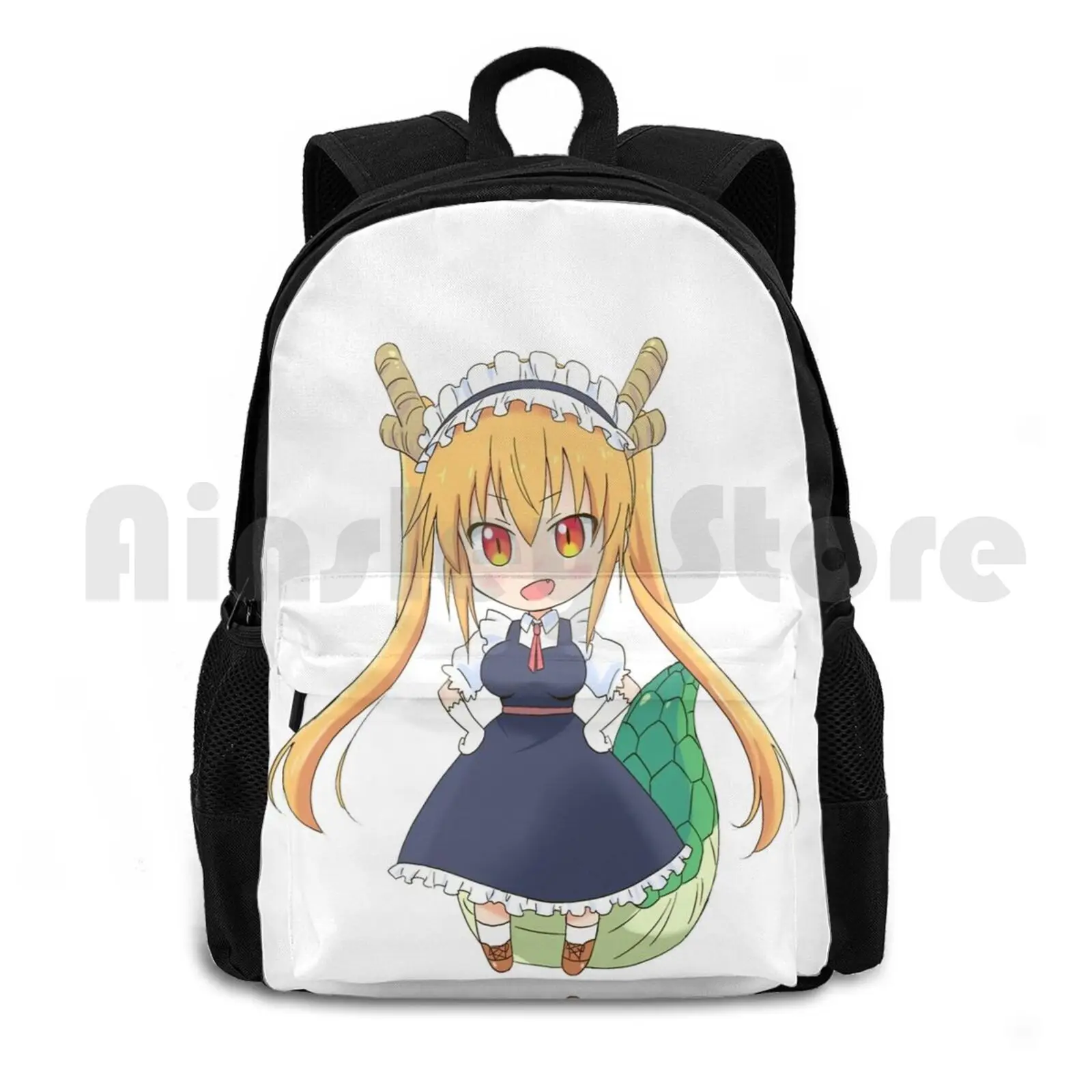 Miss Kobayashi's Dragon Maid Outdoor Hiking Backpack Waterproof Camping Travel Misskobayashisdragonmaid Mkdm Anime Popular