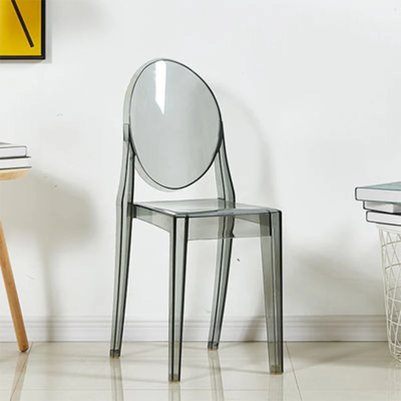 Creative Makeup Chair Nordic Creative Acrylic Transparent Chair Crystal Chair Fashion Hotel Plastic Dining Chair