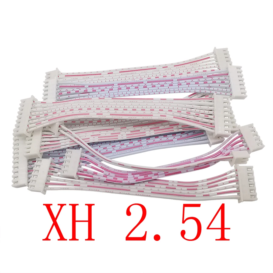 5 sztuk XH2.54 złącze kabla żeńskie do żeńskiego JST XH 2.54mm 2P/3/4/5/6/7/8/9/10/11/12 Pin wtyk żeński długość przewodu 10/20/30CM