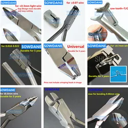 Dental Orthodontic Plier Light Wire Cutter Plier NITI Archwire Cinch Back Plier Loop Forming Wire Plier Young Loop Bending Tool