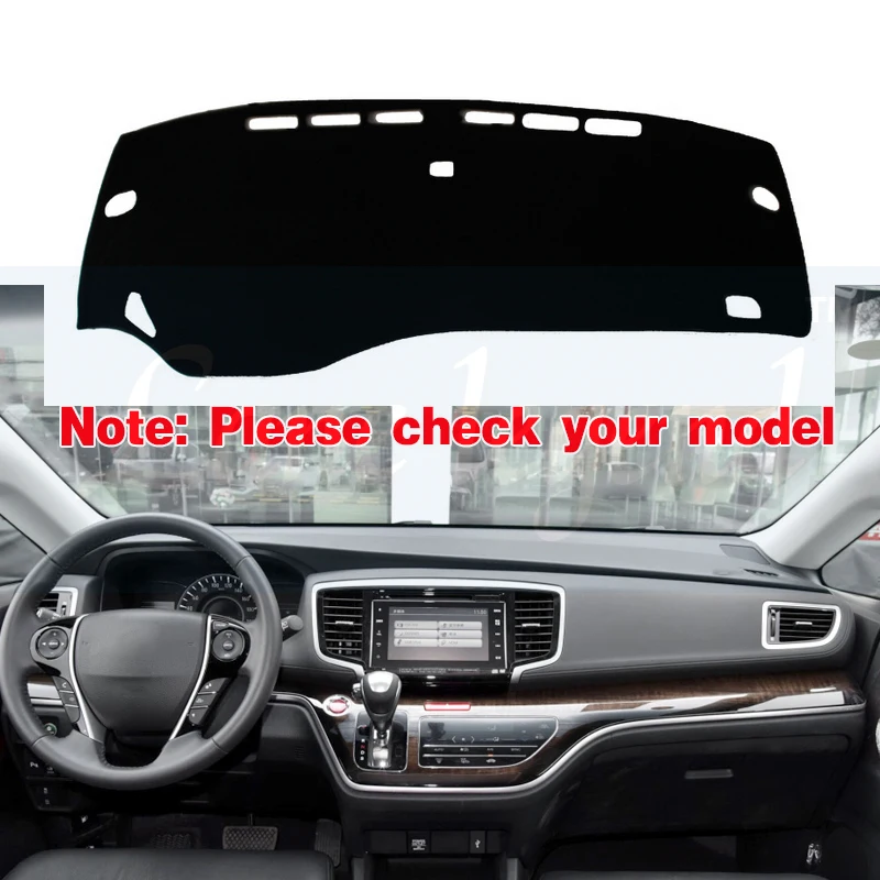 For Honda Odyssey 2014~2019 JDM Model Anti-Slip Mat Dashboard Cover Pad Sunshade Dashmat Protect Carpet Car Accessories RC1 RC2