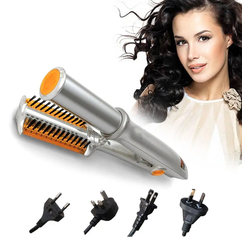 New Curl Straight Dual-use Hair Curling Curler Adjustable Temperature Hair Straightener Curling Machine Hair Curler Styling Tool