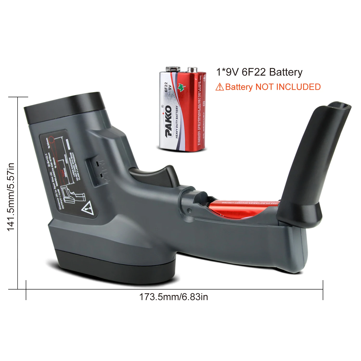 Digital Pyrometer K Thermocouple Infrared Thermometer Color Screen Temperature Gun Temperature/Humidity NCV Measurement