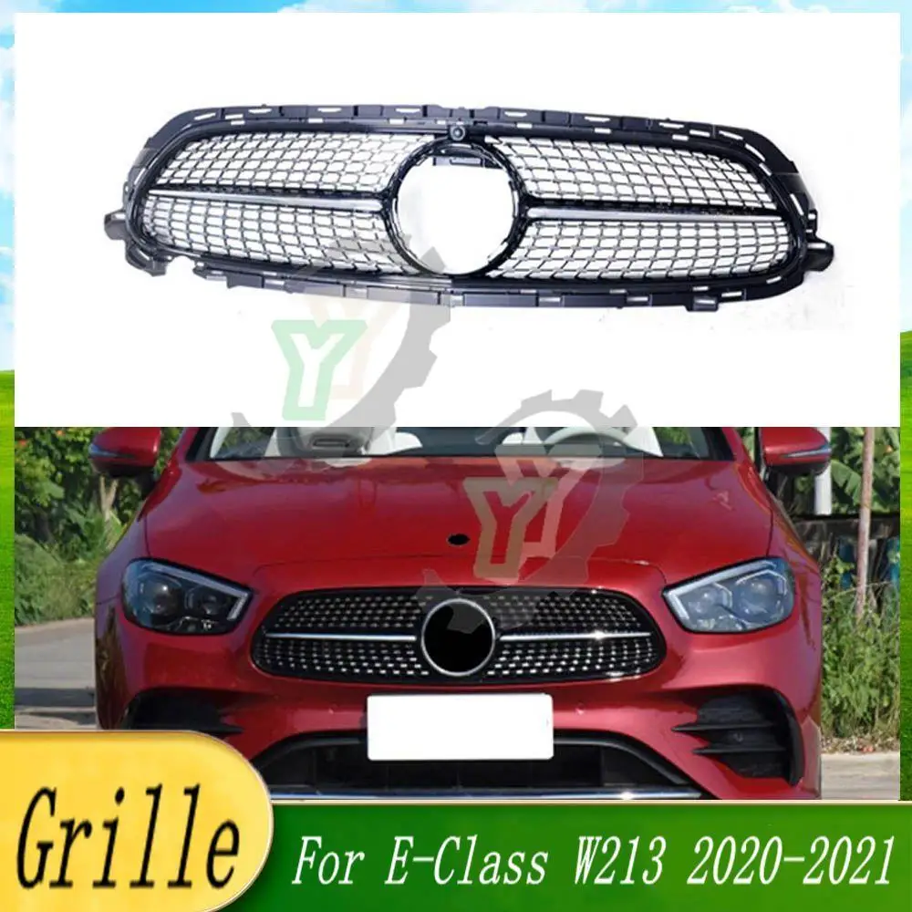 

Car Accessory Front Bumper Upper Grille Racing Grill For Mercedes-Benz W213 E Class E220 E250 E300 E350 E400 E450 2020 2021 2022