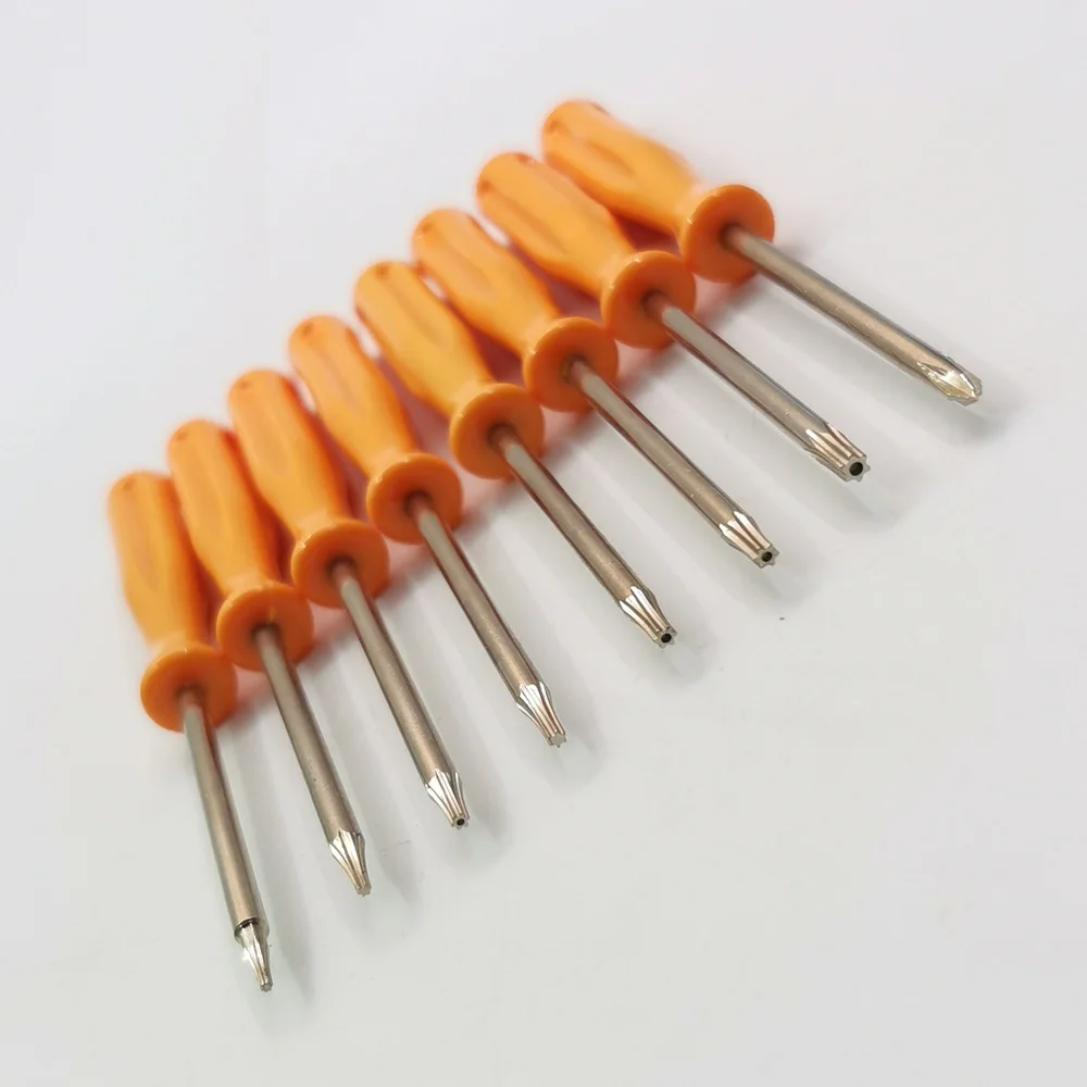 1pc TORX T8 T10 T7 T6 T4 T3 Precision Screwdriver Security Cross Screwdriver Repair Tools For XboxOne X S Tamperproof Hole