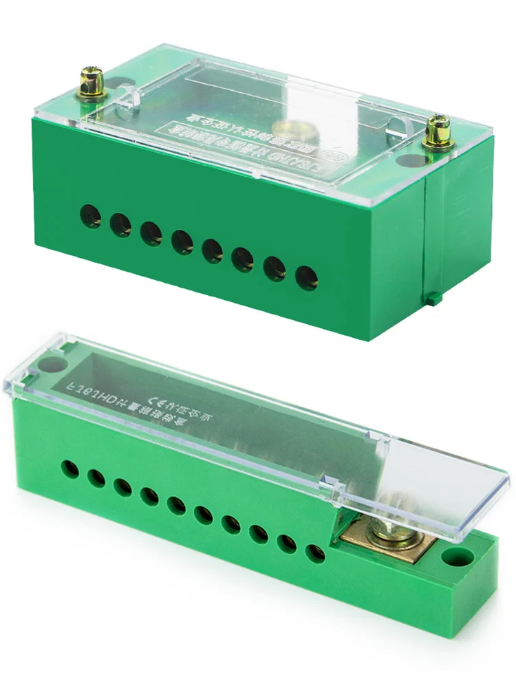 FJ6/JHD Junction Box Unipolare Splitter 1-IN Mehrere-OUT Metering Draht Stecker Einzigen-Phase
