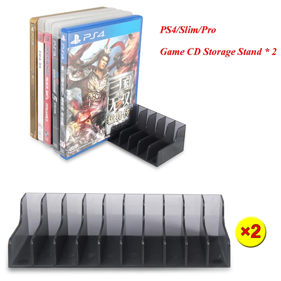 Video Game Discs Accessories For Sony PS4 Pro Slim Play Station Playstation PS 4 CD Stand Support Base Holder Gamer Accesorios