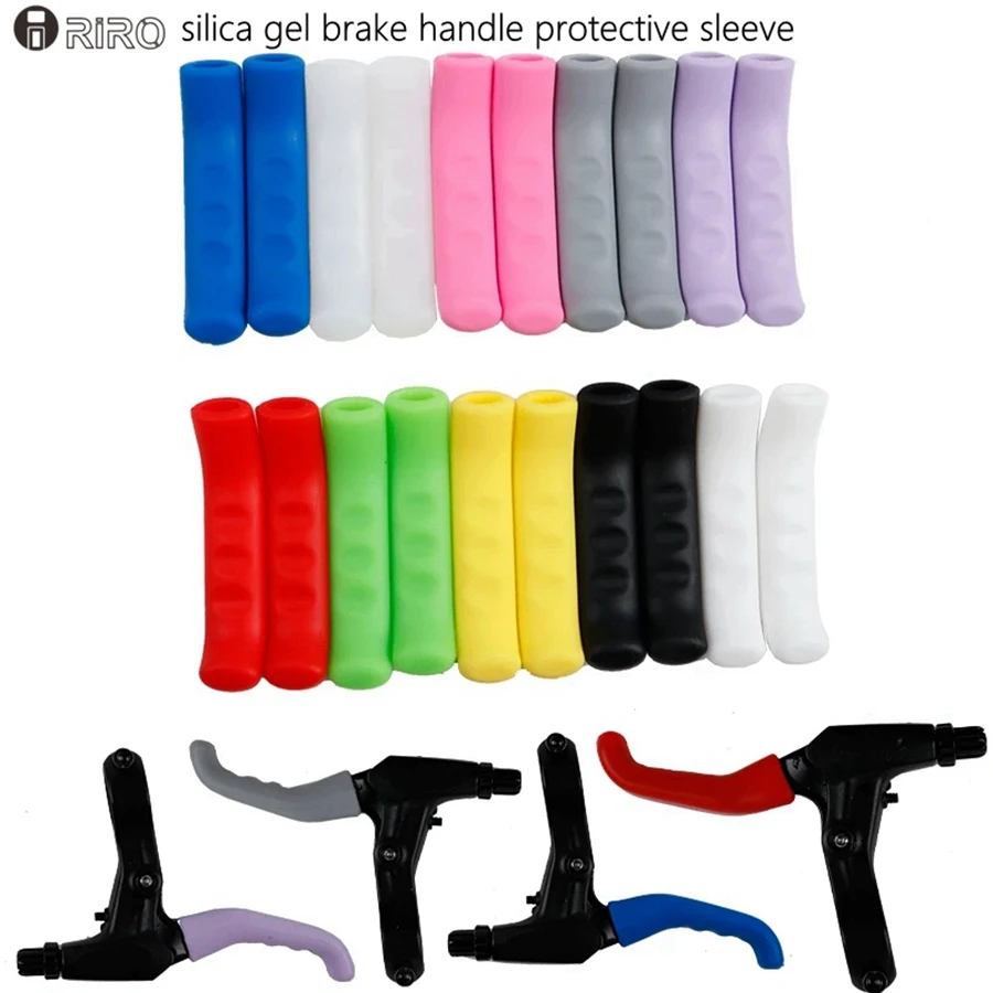 RIRO MTB Rennrad Bremsgriff Silikon Schutzhülle Ultraleicht Rutschfest Wasserdicht Bremshebel Silicagel Smart Cover