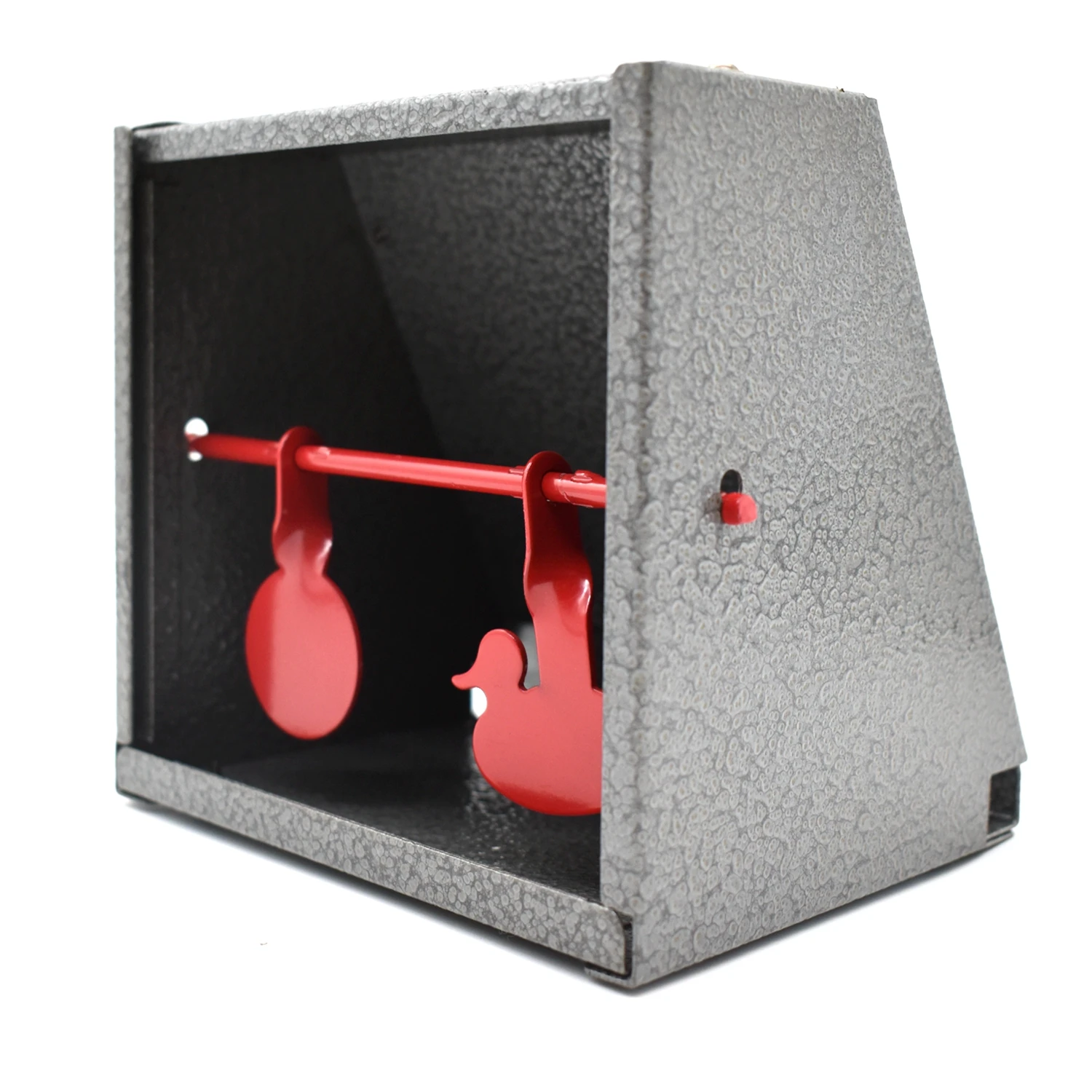 New Tactical Shooting Target Steel BB Gun Bullets Aim Target Self Resetting Spinning Pigeon Shooting Target with Pellet Trap