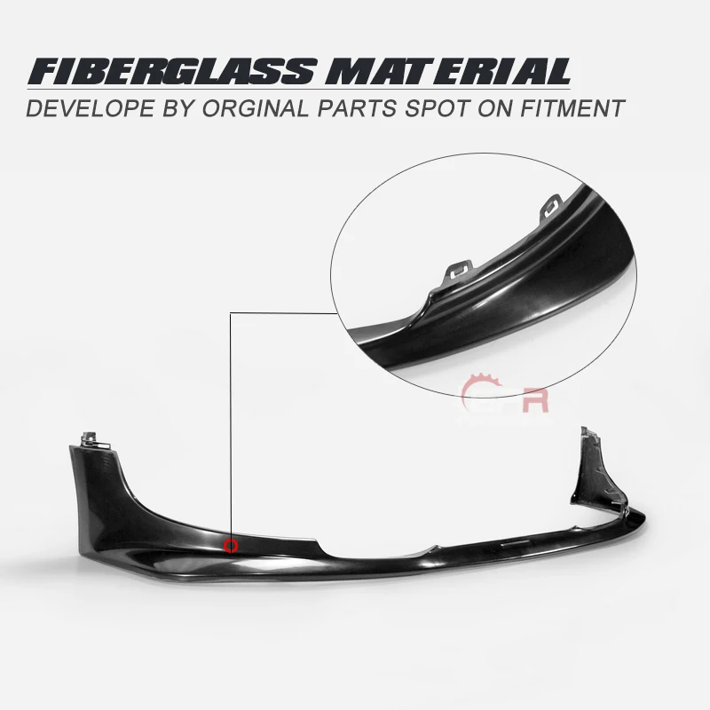 FRP Unpainted Front Bumper Lip Trim For F56 Mini Cooper S DAG Style Glass Fiber Front Lip (JCW front bumper Only) Bodykits