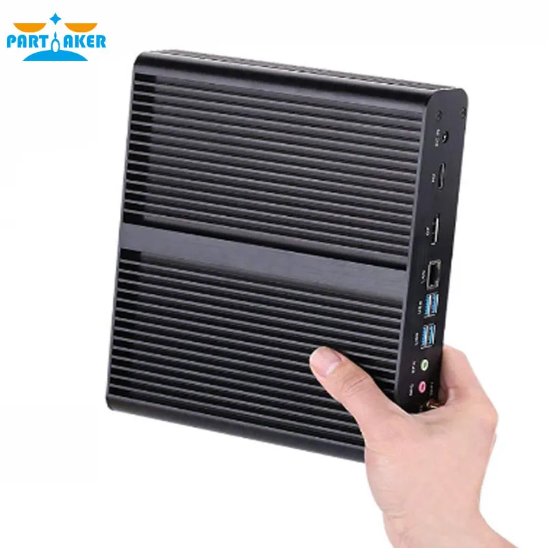 Imagem -06 - Participante Fanless Mini pc Ddr4 Ram Core i7 10510u 8550u 8565u M.2 4k Uhd Bulti-em Wi-fi dp Hdmi Lan Desktop Computador