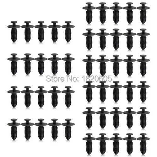 500x Auto Bumper Fender Leaf Plate Lining Fixed Clamp Grille Plastic Fastener Screws For Opel BMW Mercedes-Benz Retaining Clips