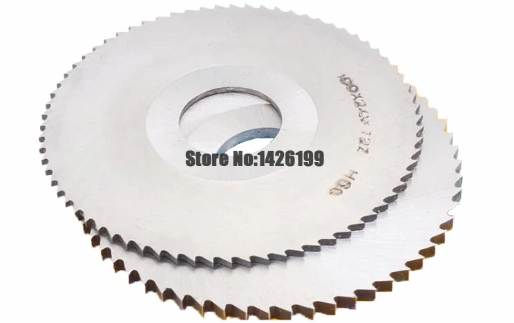 Fresa de Lâmina de Serra Hss Slotting Cutter 40 mm 50 mm 60 mm 75 mm 80 mm 100 mm 125 mm Espessura 02 Mm40 mm 1pc