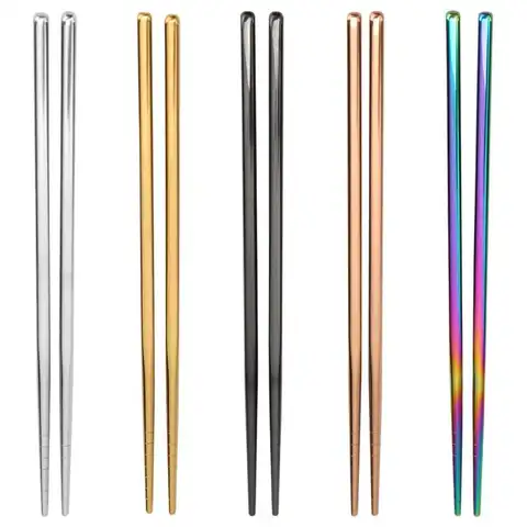 Metal Stainless Steel Chopsticks Pair VKTECH