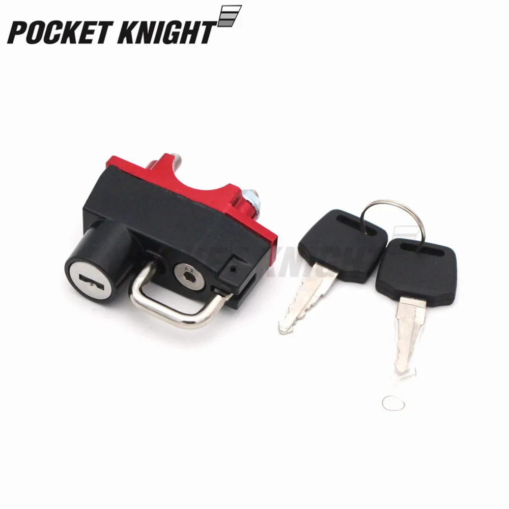 Helmet Lock For HONDA CBR1100XX CB1300 CB1100 CB1000R CB750 CB600S CB400 ST1300 Motorcycle Accessories Handlebar Bar Clamp