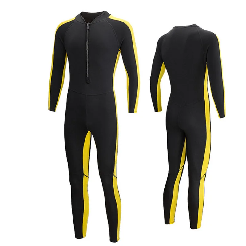 New diving suit male 2MM snorkeling warm winter swimming cold-proof equipment surfing suit one-piece wetsuit jellyfish suit