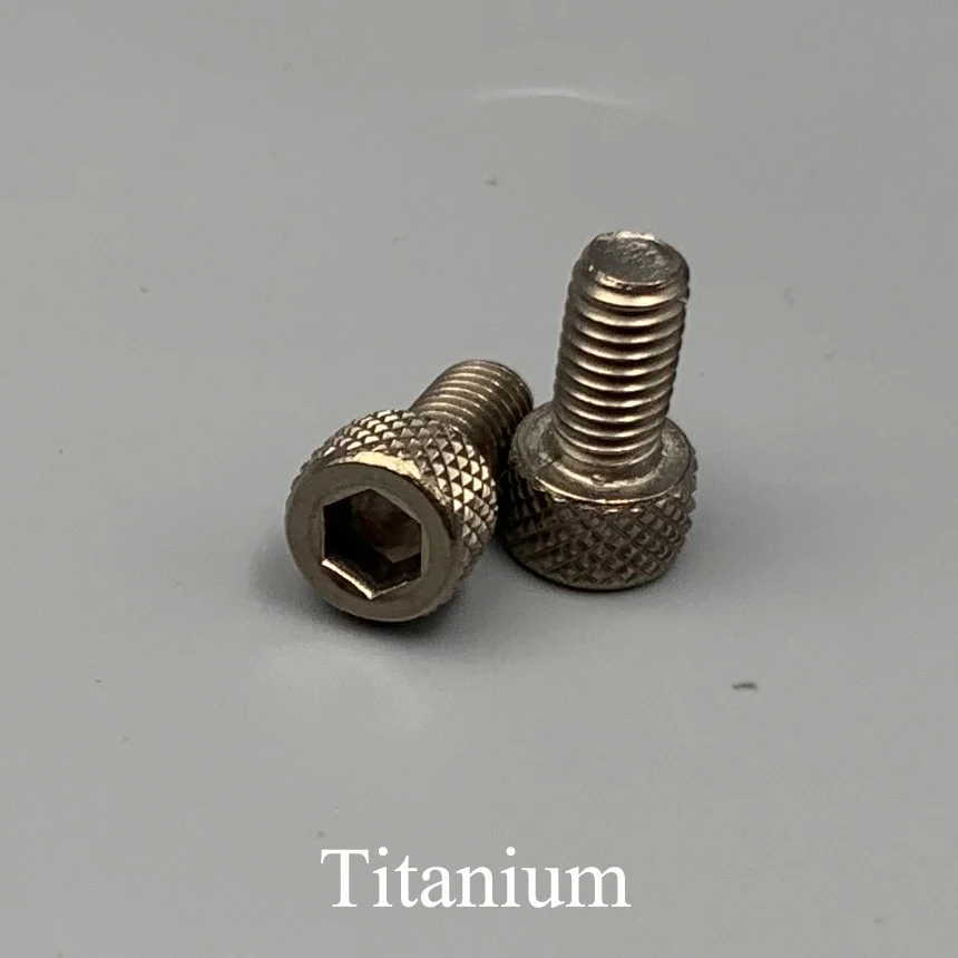 M6*75mm 80mm 85mm 90mm 95mm 100mm 105mm 110mm 115mm 120mm TA2 Titanium Cap Allen Head Screw Inner Hex Hexagonal Socket Bolt