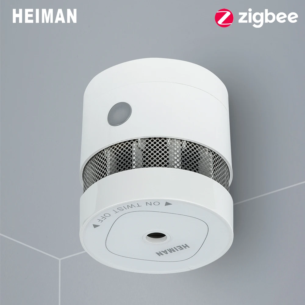 

HEIMAN Zigbee 3,0 пожарная сигнализация детектор дыма Умный дом система 2,4 ГГц Высокая чувствительность датчик безопасности Бесплатная доставка