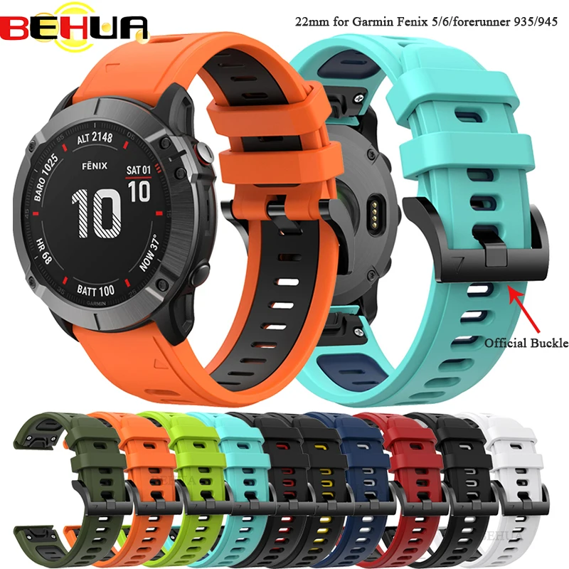 22mm Wristband Quick Release Replacement Strap for Garmin Fenix 8 7 5 5 Plus 6 6 Pro GPS Easy Fit Belt Bracelet Watchband