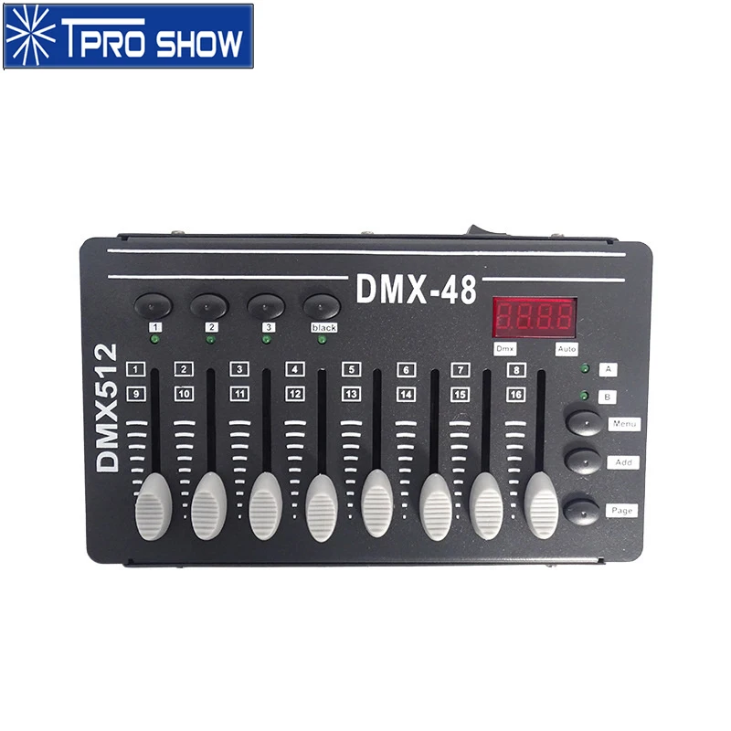 

Портативный Контроллер DMX 512, мини-Консоль DJ, сценическое освещение, оборудование 48CH для мобильного диджея, шоу, дискотеки, клуба, производства свадебных торжеств