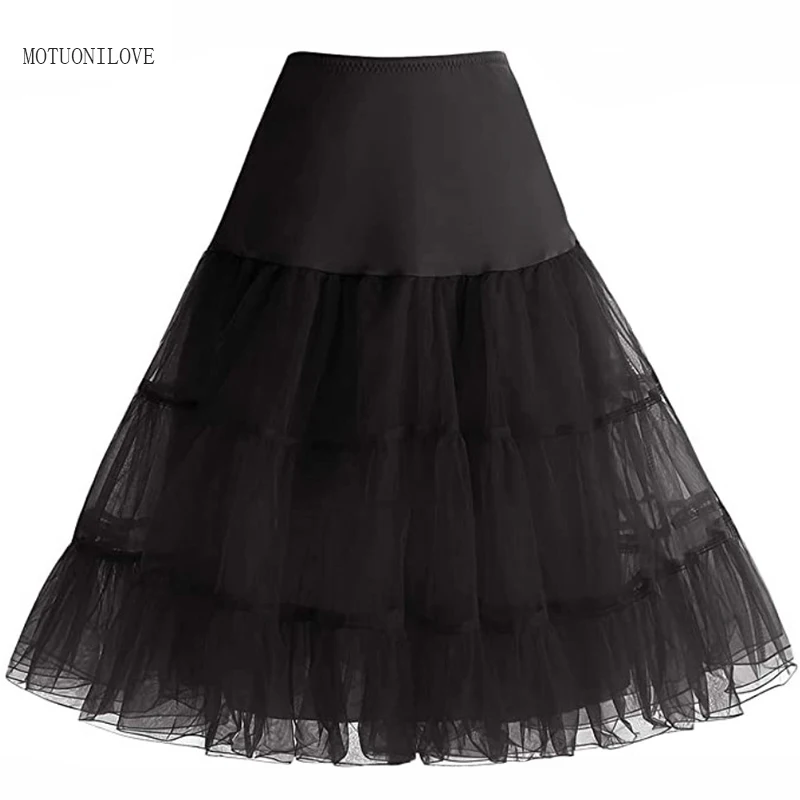 Rockabilly Tutu bezpłatne krótkie Organza Halloween halka krynoliny Vintage Wedding Bridal halka na suknie ślubne podkoszulek