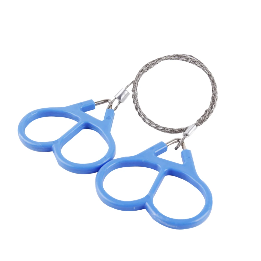 

Emergency Survival Gear Stainless Steel Wire Outdoor Camping Saw survival Tool Kit Hand Pocket Wire Saw for Camp Hiking Hunting